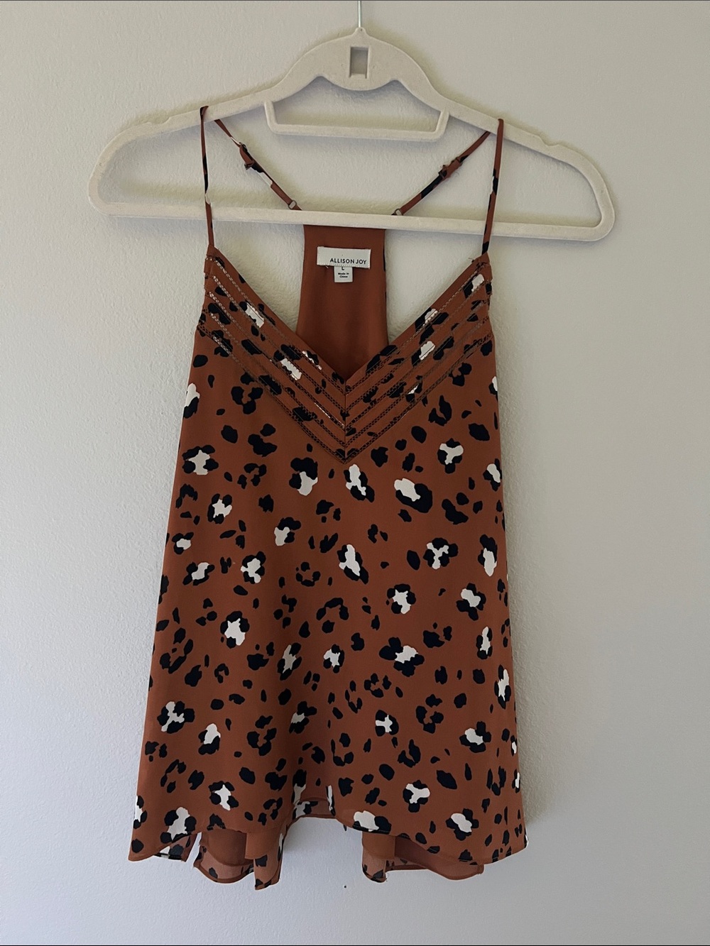 Allison Joy Rust Leopard Print Cami